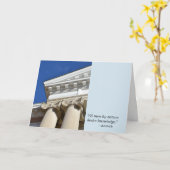 Aristoteles-Zitat und Spalten-Abschluss-Karte Karte (Gelbe Blume)