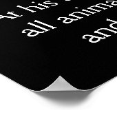 Aristoteles - Zitat zu Recht und Gerechtigkeit Poster (Ecke)