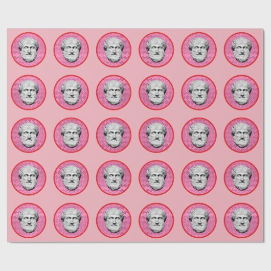 Aristotle Greek Philosopher Geschenkpapier (Flach)