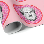 Aristotle Greek Philosopher Geschenkpapier (Rolleneckpunkt)