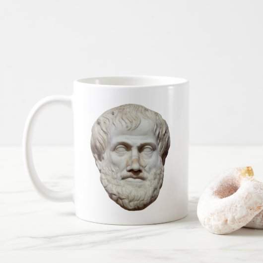 Aristotle Greek Philosopher Kaffeetasse (Mit Donut)