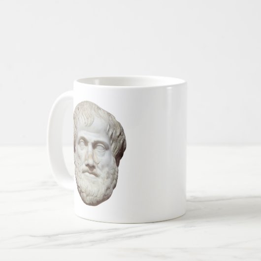 Aristotle Greek Philosopher Kaffeetasse (Vorderseite Links)