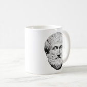 Aristotle Greek Philosopher Kaffeetasse (VorderseiteRechts)