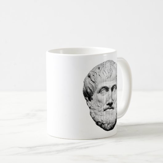 Aristotle Greek Philosopher Kaffeetasse (VorderseiteRechts)