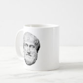 Aristotle Greek Philosopher Kaffeetasse (Vorderseite Links)