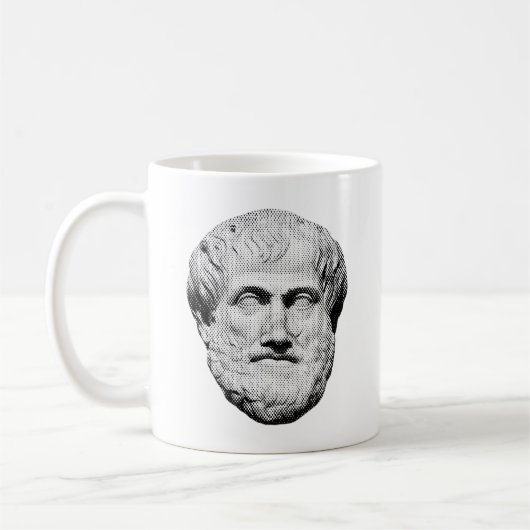 Aristotle Greek Philosopher Kaffeetasse (Links)