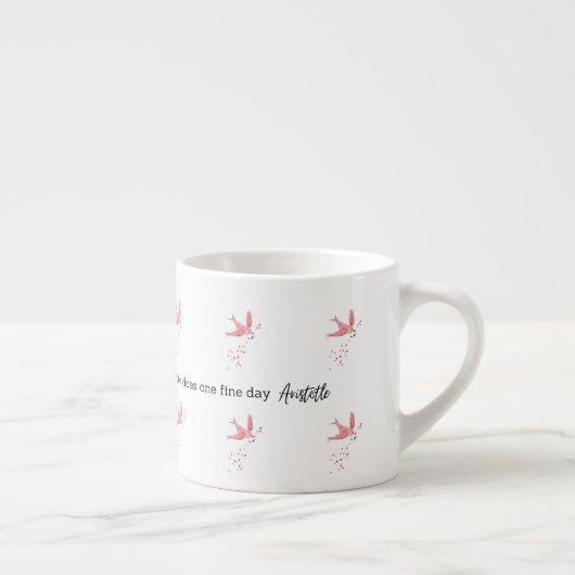 Aristotle Spring Quote Decor For Home  Espressotasse (Rechts)
