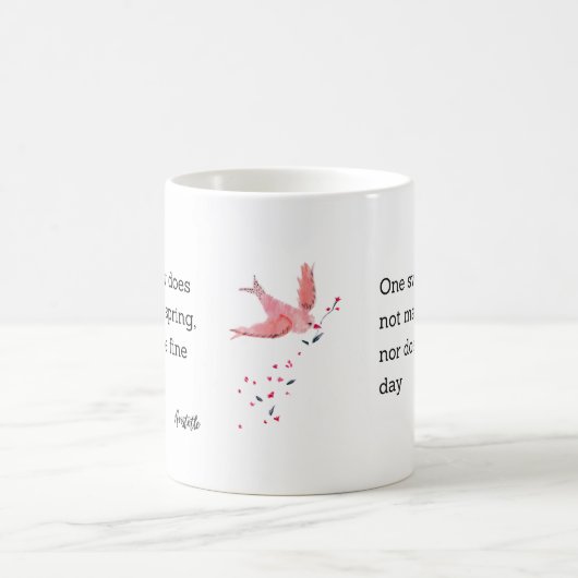 Aristotle Spring Quote Decor For Home  Kaffeetasse (Mittel)