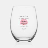 Aristotle Spring Quote Decor For Home Weinglas Ohne Stiel (Vorderseite)
