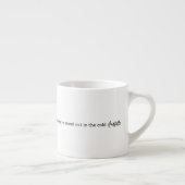 Aristotle Winter Quote Decor For Home Espressotasse (Rechts)