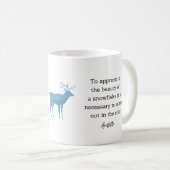 Aristotle Winter Quote Decor For Home Kaffeetasse (VorderseiteRechts)
