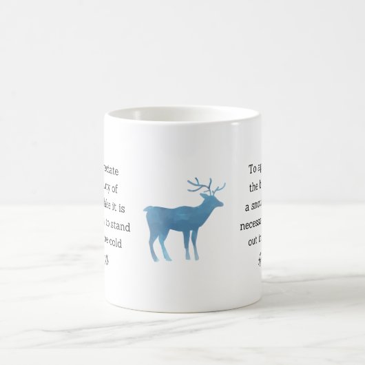 Aristotle Winter Quote Decor For Home Kaffeetasse (Mittel)