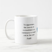 Aristotle Winter Quote Decor For Home Kaffeetasse (Links)