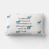 Aristotle Winter Quote Decor For Home Lendenkissen (Vorderseite)
