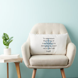 Aristotle Winter Quote Decor For Home Lendenkissen