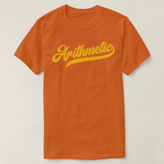 Arithmetic Math Geeks T-Shirt (Design vorne)