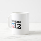 ARITHMETIK MIT OBAMA - .PNG KAFFEETASSE (Vorderseite Links)