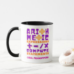 Arithmetische Ausdrücke in der Cobol-Programmierun Tasse
