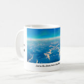 Ariy View Schnee begrenzt Berg Kaffeetasse (Vorderseite Links)