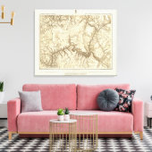 Arizona 3 leinwanddruck (Insitu (Wohnzimmer))