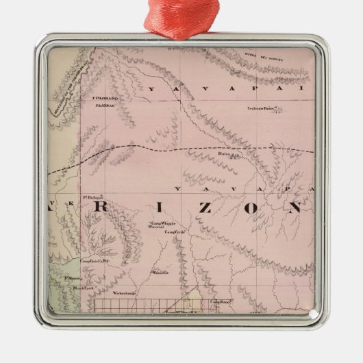 Arizona 3 ornament aus metall (Vorne)