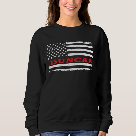 Arizona American Flag Duncan USA Patriotic Souveni Sweatshirt (Vorderseite)