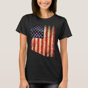 Arizona American Flag Vintag Country Staat T-Shirt