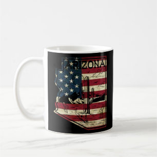 Arizona American Flag Vintag Kaffeetasse