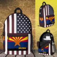 Arizona / Amerika-Tasche, Grunge, patriotisch / US
