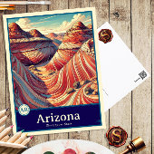 Arizona | Anime Style Cel Schattenkarte Postkarte