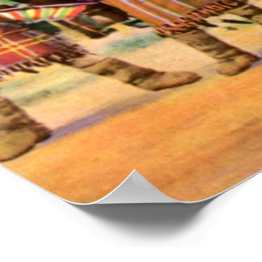 Arizona Apache Amerikanischen Ureinwohners Devil D Poster (Ecke)