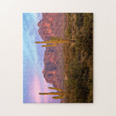 Arizona Ästhetische Sonnenuntergangsbilder Phoenix Puzzle (Vertikal)