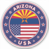 Arizona Aufkleber (Vorderseite)