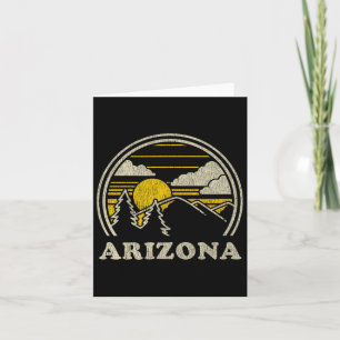 Arizona Az T Shirt Vintages Wandern T-Shirt Karte