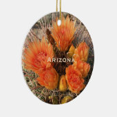 Arizona Barrel Cactus Blume Ornament (Rechts)