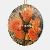 Arizona Barrel Cactus Blume Ornament (Links)