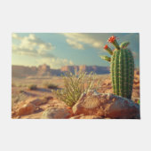 Arizona Barrel Wüste Landschaft Südwesten Fußmatte (Vorderseite)