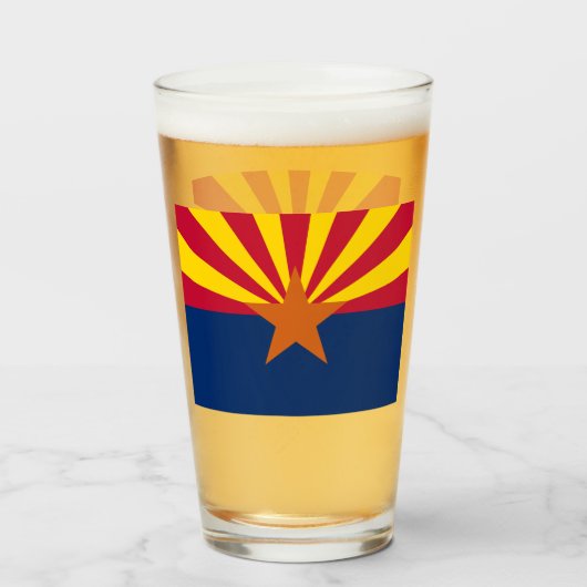 ARIZONA BIER GLASS GLAS (Vorne (Gefüllt))
