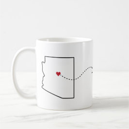 Arizona bis Iowa - Heart2Heart Coffee Tasse