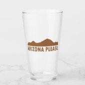 Arizona Bitte Glas (Vorderseite)