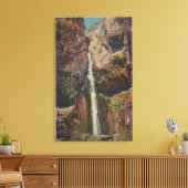 Arizona - Blick auf die Wasserfälle im Grand Canyo Leinwanddruck (Insitu (Wohnzimmer))