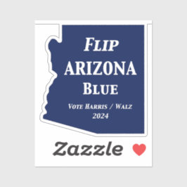 Arizona Blue im Jahr 2024 gedreht Aufkleber