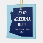 Arizona Blue im Jahr 2024 gedreht Keramikornament (Links)