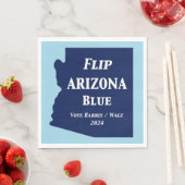 Arizona Blue im Jahr 2024 gedreht Serviette (Beispiel)