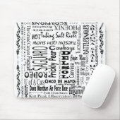Arizona Buzz Words Mousepad (Mit Mouse)