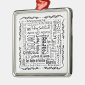 Arizona Buzz Words Ornament Aus Metall (Links)