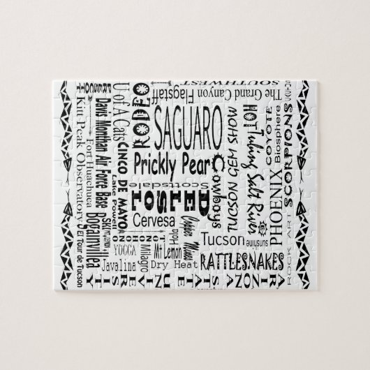 Arizona Buzz Words Puzzle (Horizontal)