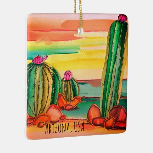 Arizona Cacti Keramikornament (Rechts)