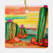 Arizona Cacti Keramikornament (Vorderseite)