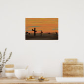 Arizona Cacti Poster (Küche)